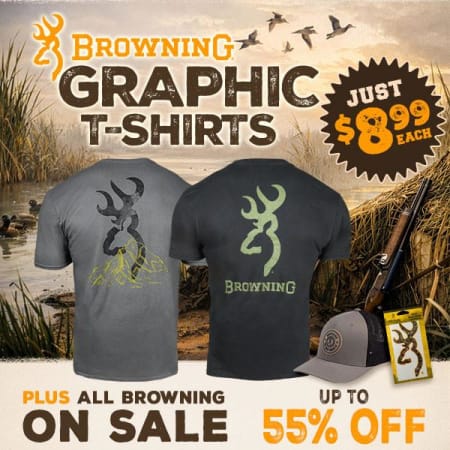 Browning deals: $8.99 tees, plus all Browning on Sale