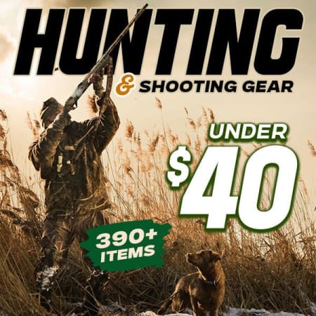 Under $40: Hunting & Shooting Gear Blowout