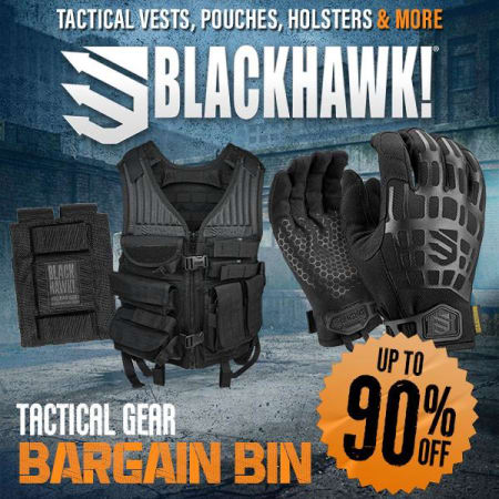 Blackhawk Tac Gear Bargain Bin up to 90% off!