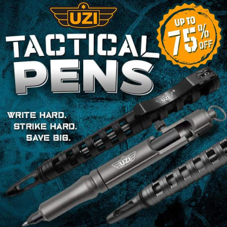 UZI Tactical Pens: Write Hard. Strike Hard. Save Big.