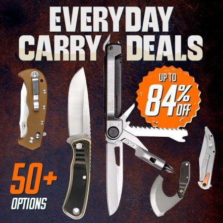 Say hello to my little friends! Everyday carry deals up to 84% off. EDC = Companion, friend, worry stone.