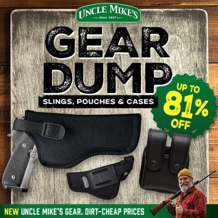Uncle Mike’s Gear Dump: Holsters, Slings, Pouches & Cases Up to 81% Off