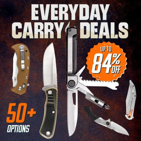 Say hello to my little friends! Everyday carry deals up to 84% off. EDC = Companion, friend, worry stone.