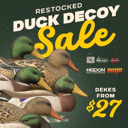 Duck decoy sale from $27
