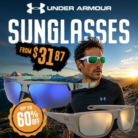 Under Armour Sunglasses 60% Off