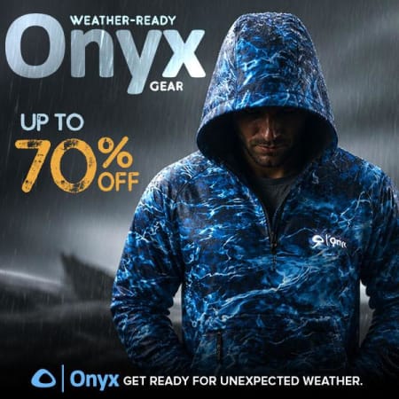 Weather-Ready Onyx Gear: 70% Off