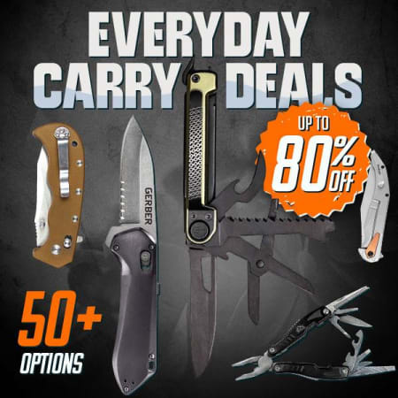 Say hello to my little friends! Everyday carry deals up to 80% off. EDC = Companion, friend, worry stone.