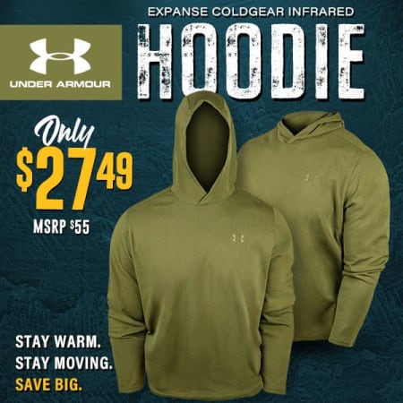ColdGear, Hot Deal: UA Hoodie $27.49!
