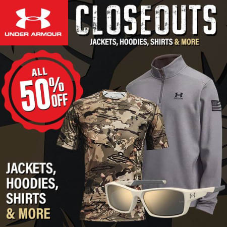 Under Armour 50% Off Closeout Deals!