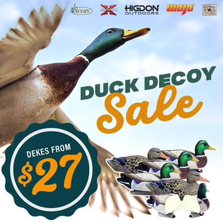 Duck decoy sale from $27