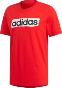 adidas E Lin T-Shirt Herren active red adidas E Lin T-Shirt Herren active red
