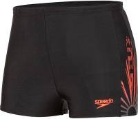 SPEEDO Logo Badehose Jungen echo-shater-blk-psyred-oxidgry SPEEDO Logo Badehose Jungen echo-shater-blk-psyred-oxidgry