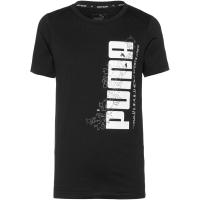 PUMA T-Shirt Jungen cotton black PUMA T-Shirt Jungen cotton black