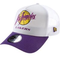 New Era Trucker A-Frame Los Angeles Lakers Cap optic white-open market New Era Trucker A-Frame Los Angeles Lakers Cap optic white-open market