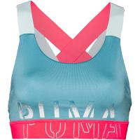 PUMA Sport-BH Damen milky blue-pink alert-puma black PUMA Sport-BH Damen milky blue-pink alert-puma black