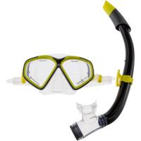 AQUA LUNG Combo Hawkeye Schnorchelset bright yellow - dark grey AQUA LUNG Combo Hawkeye Schnorchelset bright yellow - dark grey