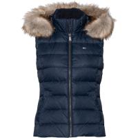 Tommy Jeans Kapuzenweste Damen black iris Tommy Jeans Kapuzenweste Damen black iris