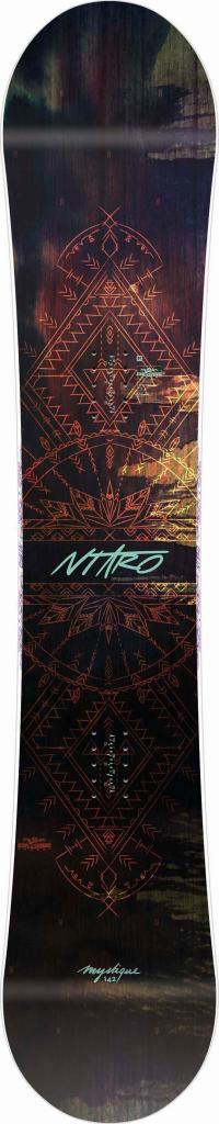 Nitro Snowboards MYSTIQUE ´19 All-Mountain Board Damen black Nitro Snowboards MYSTIQUE ´19 All-Mountain Board Damen black