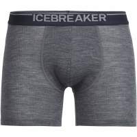 Icebreaker MENS ANATOMICA RIB BOXERS Männer GRITSTONE HTHR/STEALTH Icebreaker MENS ANATOMICA RIB BOXERS Männer GRITSTONE HTHR/STEALTH