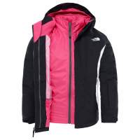 The North Face KIRA TRICLIMATE JACKET Kinder TNF BLACK The North Face KIRA TRICLIMATE JACKET Kinder TNF BLACK