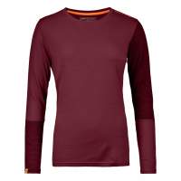 Ortovox 185 ROCK`N WOOL LONG SLEEVE Frauen DARK BLOOD Ortovox 185 ROCK`N WOOL LONG SLEEVE Frauen DARK BLOOD