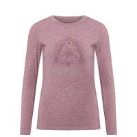 FRILUFTS Blacksas Printed Longsleeve Frauen fig FRILUFTS Blacksas Printed Longsleeve Frauen fig