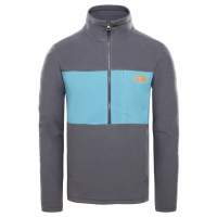 The North Face BLOCKED TKA 100 1/4 ZIP Männer ASPHALT GREY/STORM BLUE The North Face BLOCKED TKA 100 1/4 ZIP Männer ASPHALT GREY/STORM BLUE