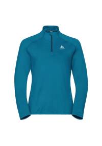 Odlo Midlayer 1/2 Zip Carve Light - Laufshirts für Damen - Blau Blau Odlo Midlayer 1/2 Zip Carve Light - Laufshirts für Damen - Blau Blau