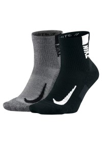 Nike Multiplier Ankle 2 Pair Schwarz Nike Multiplier Ankle 2 Pair Schwarz