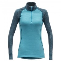 Devold - Duo Active Woman Zip Neck - Merinounterwäsche Gr L;M;S;XL;XS türkis/blau;schwarz;lila/rosa Devold - Duo Active Woman Zip Neck - Merinounterwäsche Gr L;M;S;XL;XS türkis/blau;schwarz;lila/rosa