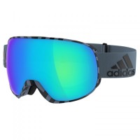 adidas eyewear - Progressor S3 (VLT 13%) - Skibrille Gr S türkis/blau;grün/schwarz Raw Steel adidas eyewear - Progressor S3 (VLT 13%) - Skibrille Gr S türkis/blau;grün/schwarz Raw Steel