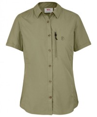Fjällräven Abisko Hike Shirt Shortsleeve Women - Trekkingbluse - savanna green - Gr.L Fjällräven Abisko Hike Shirt Shortsleeve Women - Trekkingbluse - savanna green - Gr.L