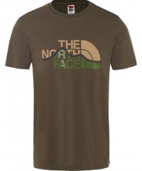 The North Face Mountain Line Tee Shirt Men - T-Shirt - new taupe green - Gr.XL The North Face Mountain Line Tee Shirt Men - T-Shirt - new taupe green - Gr.XL