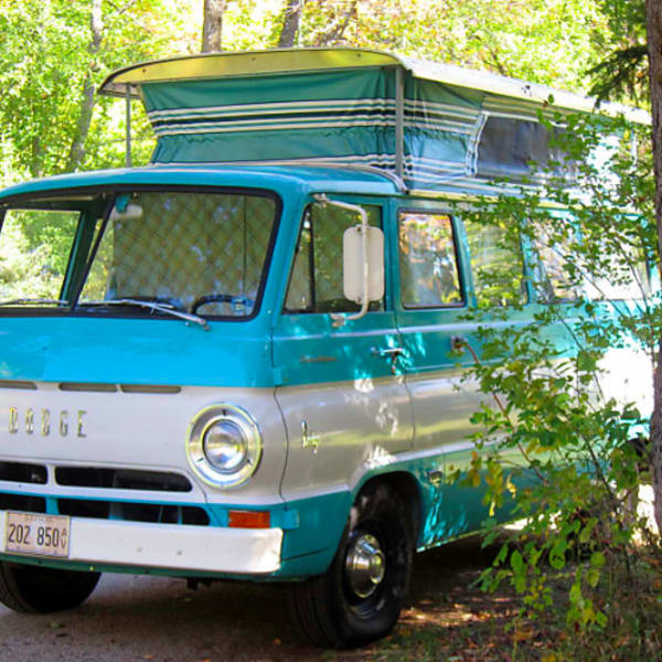 1967 Dodge A-108 Sportsman CampWagon Class B available for rent in Chicago, Illinois