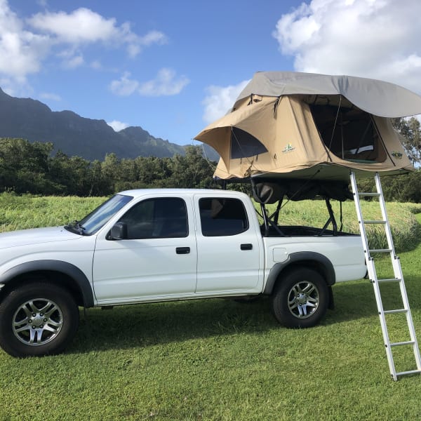 2004 Toyota Tacoma Truck Camper available for rent in Lihue, Hawaii