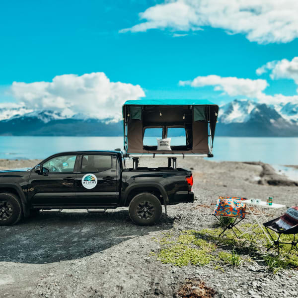 2021 Toyota Tacoma Truck Camper available for rent in Anchorage, Alaska