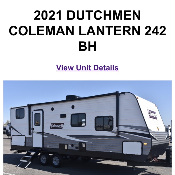 2021 Dutchmen Coleman Lantern Travel Trailer available for rent in Edmonton, Alberta
