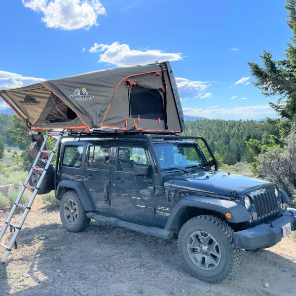 2018 Jeep Wrangler Unlimited Truck Camper available for rent in Bozeman, Montana