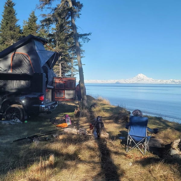 2022 Toyota Tacoma Truck Camper available for rent in Anchorage, Alaska