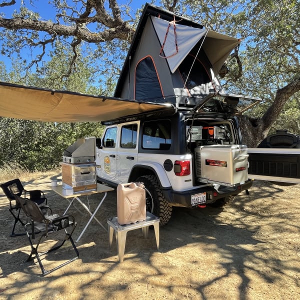 2022 Jeep Wrangler Rubicon Truck Camper available for rent in Salt Lake City, Utah