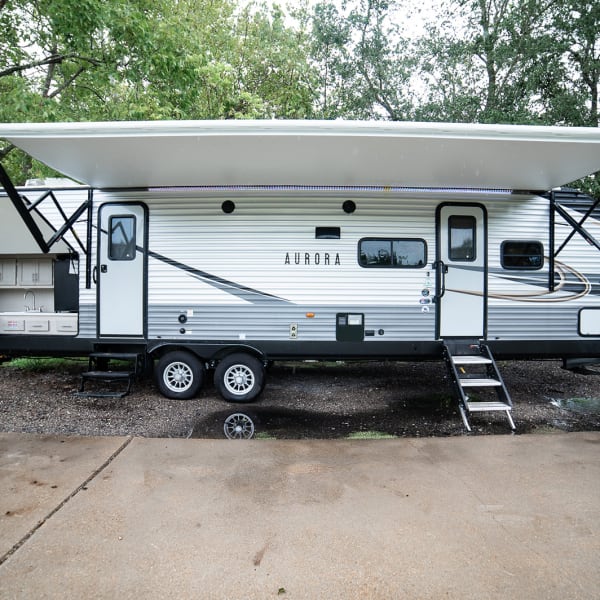 2022 Forest River Coachmen Aurora Travel Trailer available for rent in Santa Fe, Texas