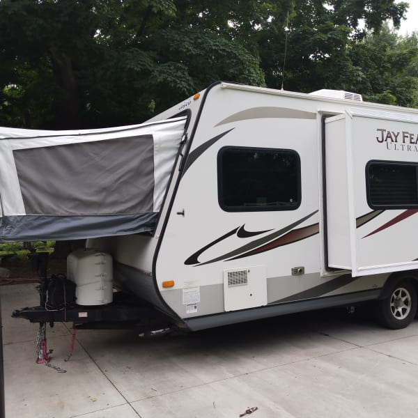 2013 Jayco Jay Feather Ultra Lite Travel Trailer available for rent in Osseo, Minnesota