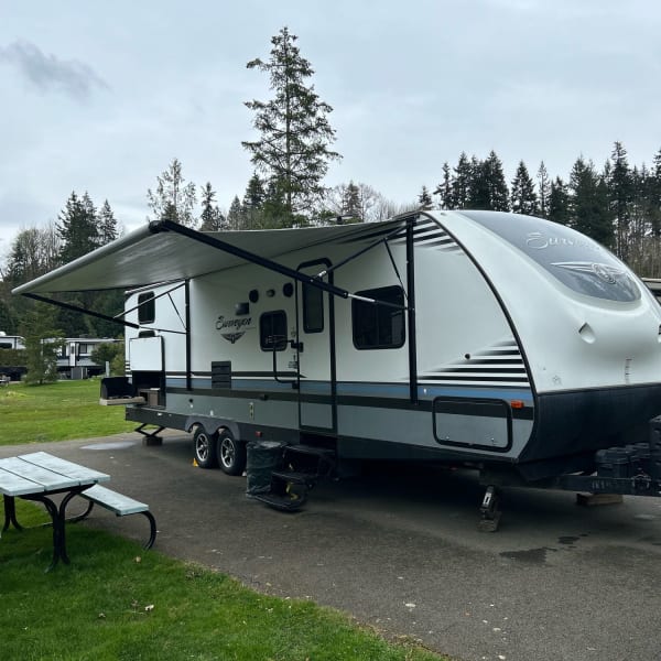 2018 Forest River Surveyor Travel Trailer available for rent in Malaga, Washington