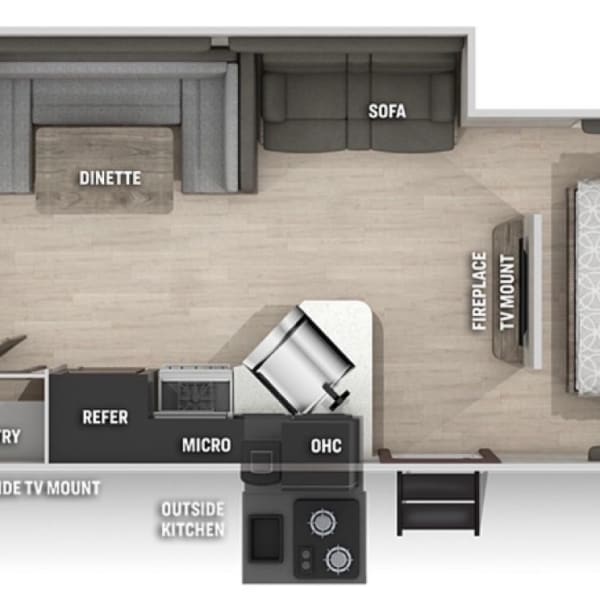 2023 Forest River Cherokee Grey Wolf Travel Trailer available for rent in Arroyo Grande, California