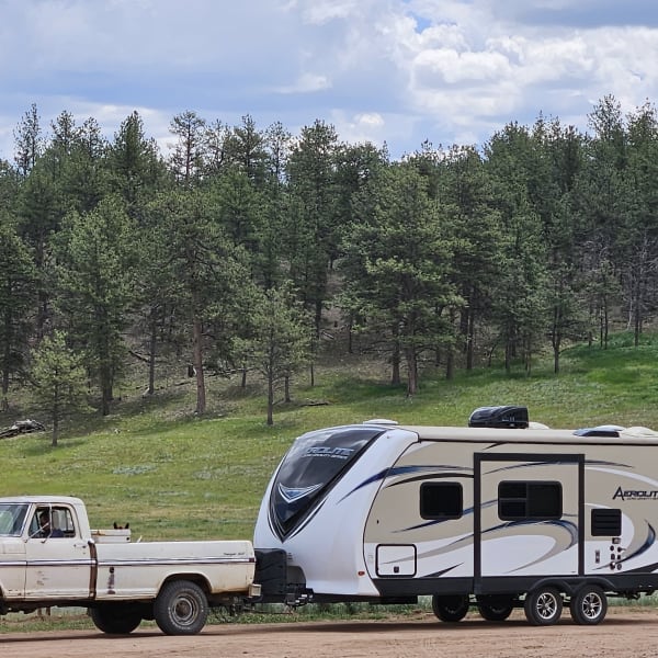 2017 Dutchmen Aerolite Travel Trailer available for rent in Lake George, Colorado