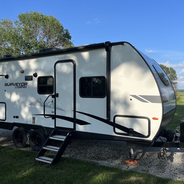 2022 Forest River Surveyor Legend Travel Trailer available for rent in Oakland, Iowa