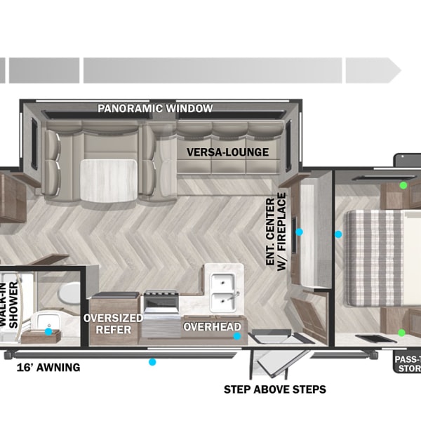 2024 Forest River Wildwood X-Lite Travel Trailer available for rent in San Marcos, California