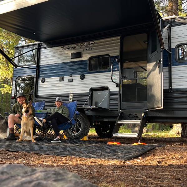 2022 Forest River Cherokee Wolf Pup Travel Trailer available for rent in Whitefish, Montana