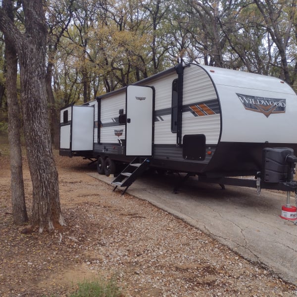 2022 Forest River Wildwood Travel Trailer available for rent in Arlington, Texas