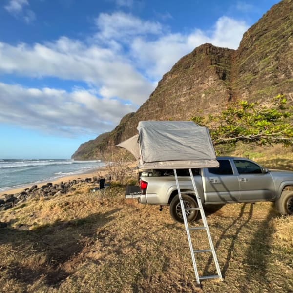 2022 Toyota Tacoma Truck Camper available for rent in Kilauea, Hawaii